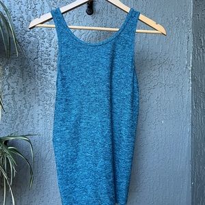 Beyond yoga blue workout tank size small EUC